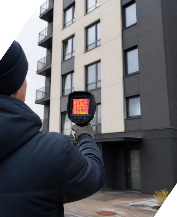 Тепловизионное обследование зданий в Кирове от 5083 р. | ЭкспертизаРоссия